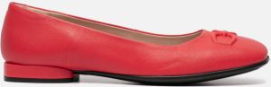 ECCO Anine Squared ballerina's rood Dames