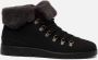 ECCO Bella veterboots zwart Nubuck - Thumbnail 1