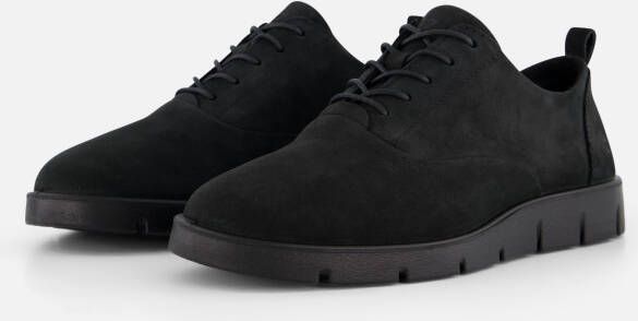 ECCO Bella Veterschoenen Zwart Nubuck