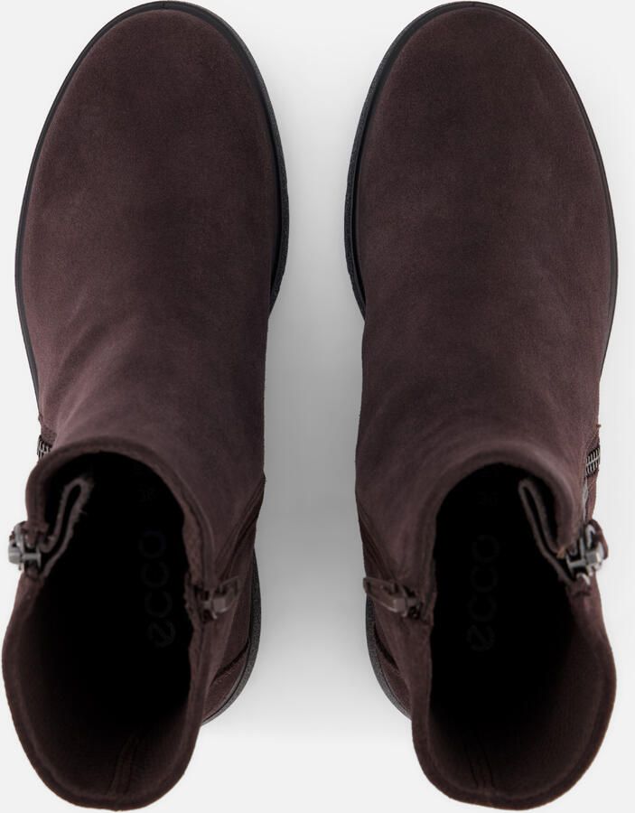 ECCO Bella 2 W Zip Enkellaarsjes bruin Suede - Foto 3