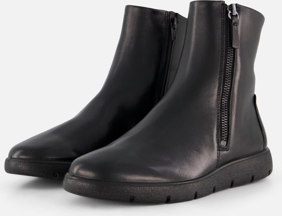 ECCO bella 2 W zip enkellaarsjes zwart