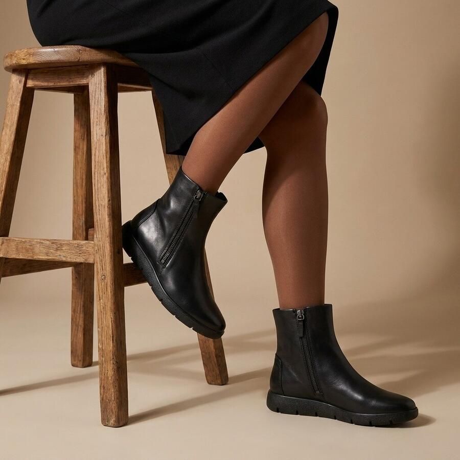 ECCO bella 2 W zip enkellaarsjes zwart Dames - Foto 1