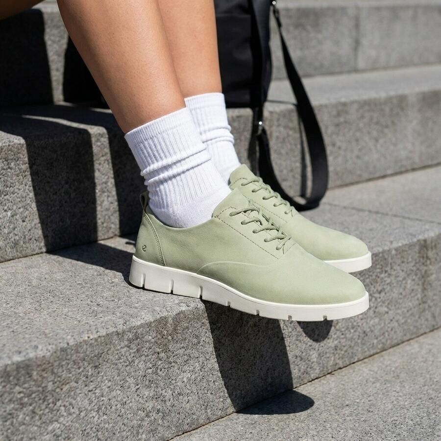 ECCO Bella Sneaker groen Nubuck - Foto 2