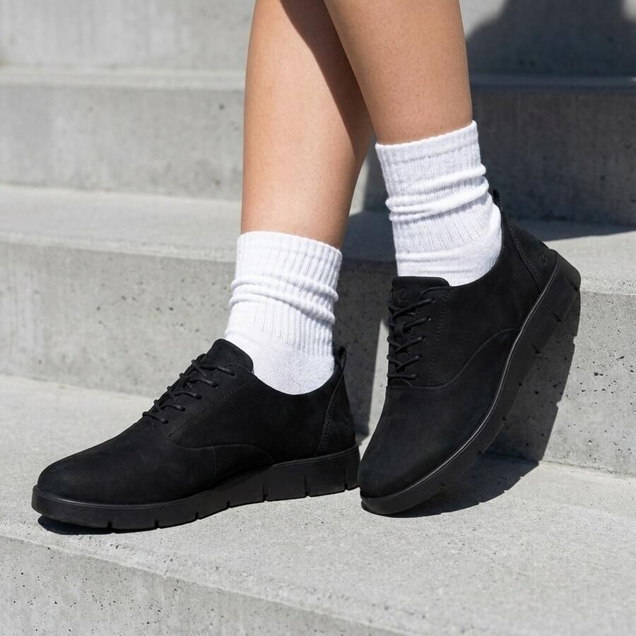 ECCO Bella sneakers zwart Nubuck Dames - Foto 2