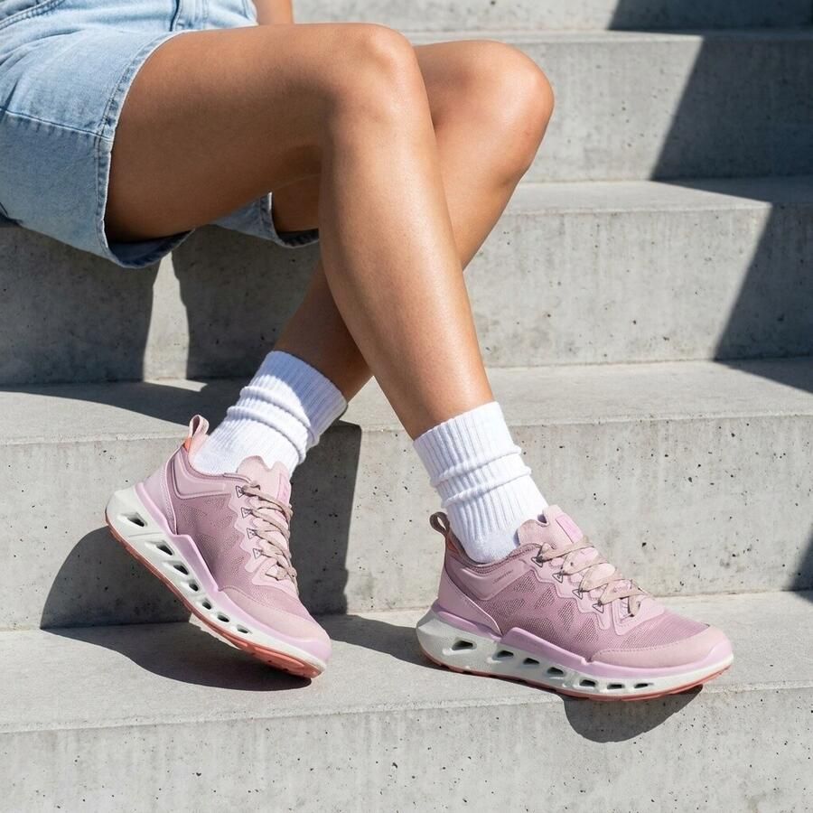 ECCO Biom 720 Sneakers paars Mesh Leer - Foto 2