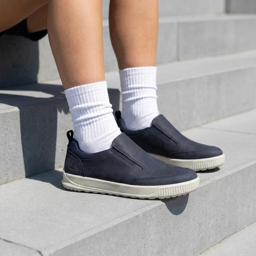Ecco Slip-on sneakers Byway slipper instapschoen lage schoen met zij-elastiek - Foto 2