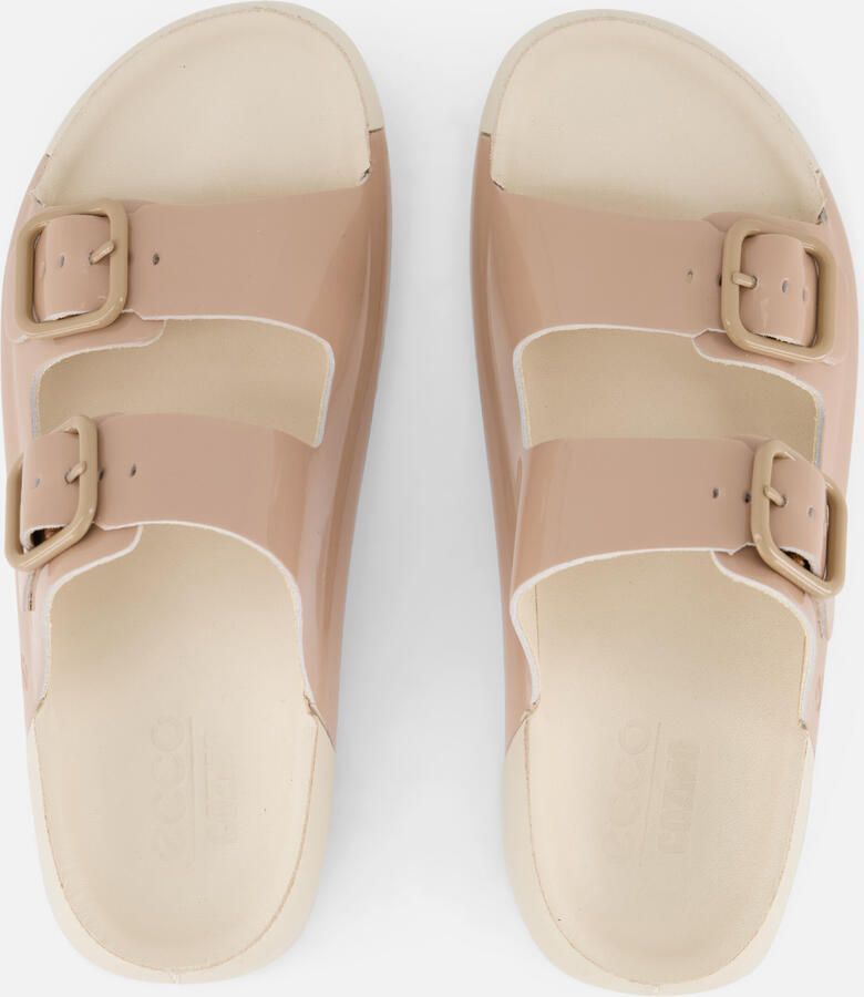 ECCO Cozmo Slippers beige Leer Dames - Foto 3
