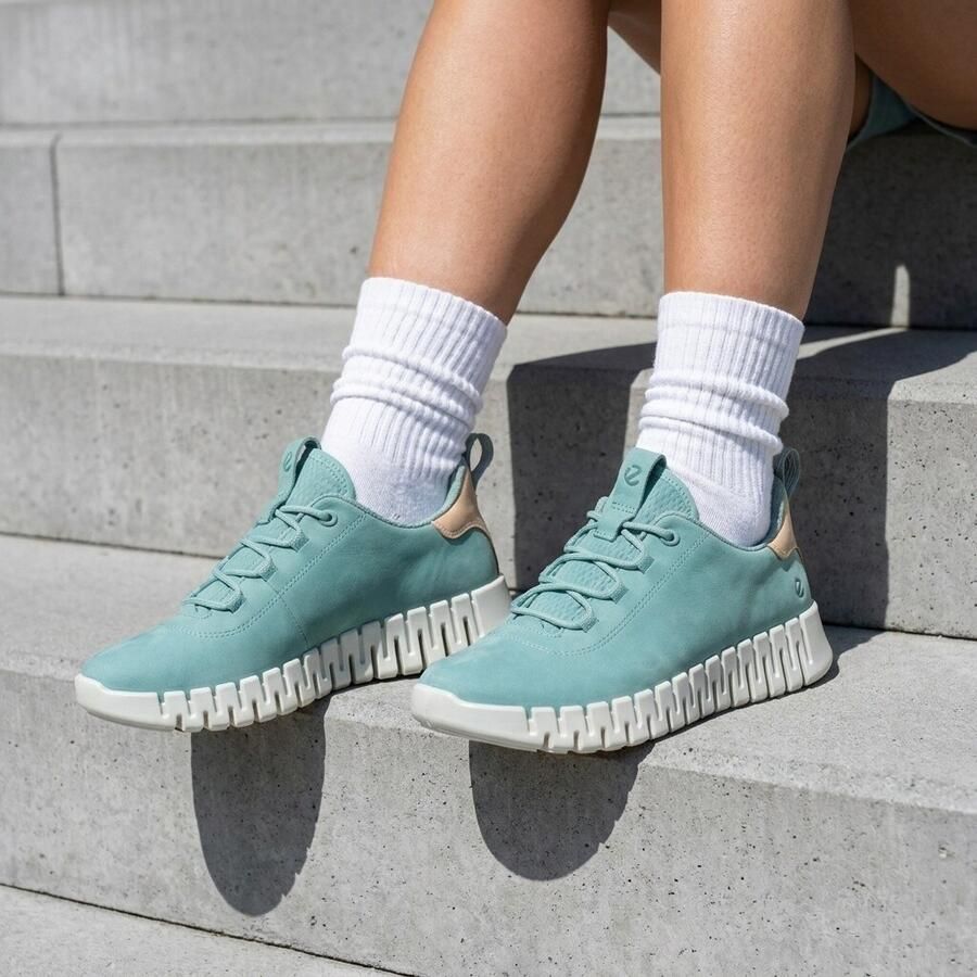 ECCO Gruuv Sneakers blauw Leer