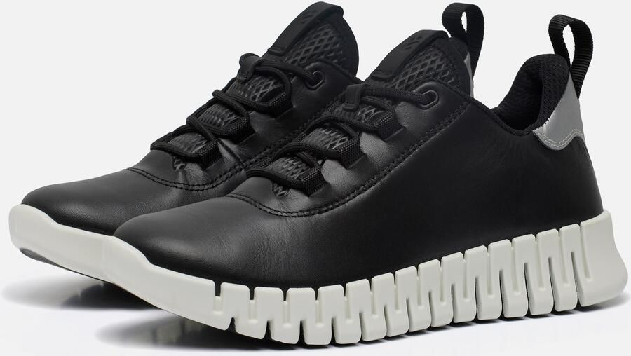 Ecco Slip-on sneakers GRUUV W Vrijetijdsschoen outdoorschoen rubberen loopzool met twee-weg flexibiliteit
