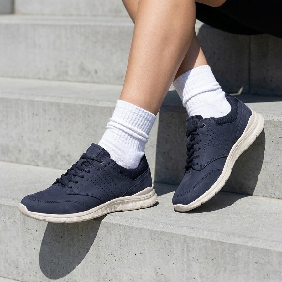 Ecco Veterschoenen Irving vrijetijdsschoen halfschoen veterschoen met gepolsterde schacht - Foto 2