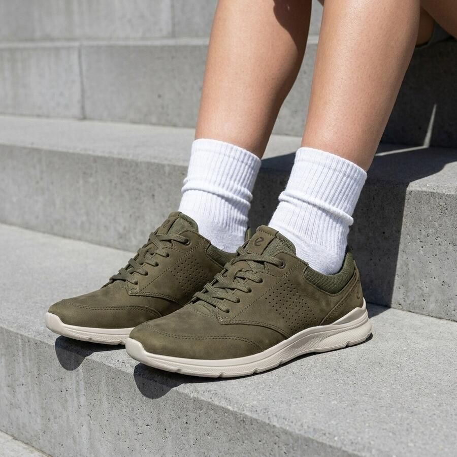 Ecco Sneakers Irving met witte loopzool vrijetijdsschoen lage schoen veterschoen - Foto 3