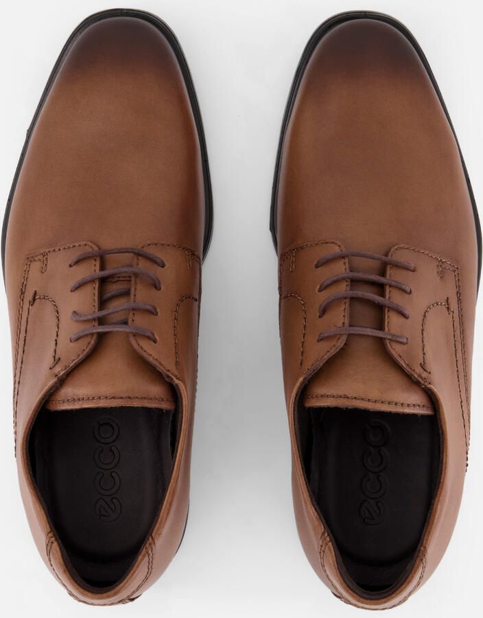 Ecco Veterschoenen Melbourne Amber in used-look vrijetijdsschoen lage schoen veterschoen