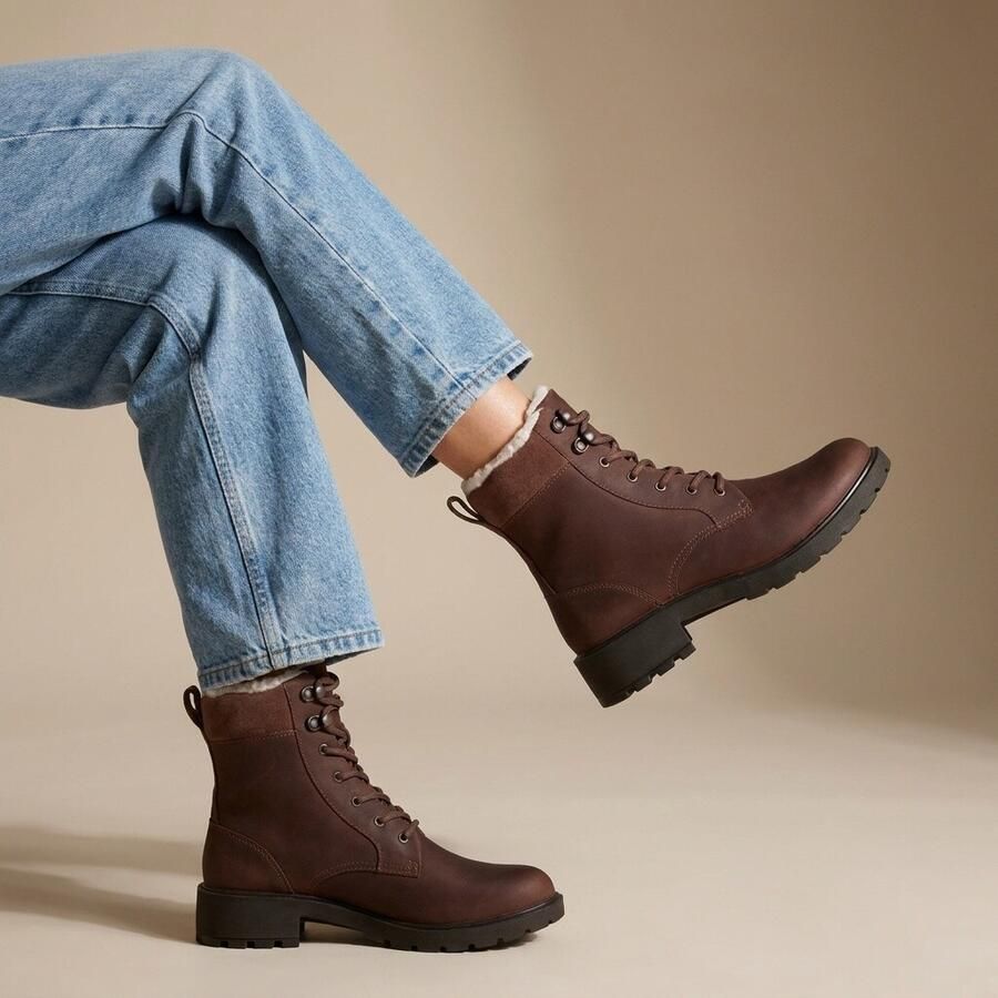 ECCO Metro Vienna Mid Veterboots bruin Nubuck