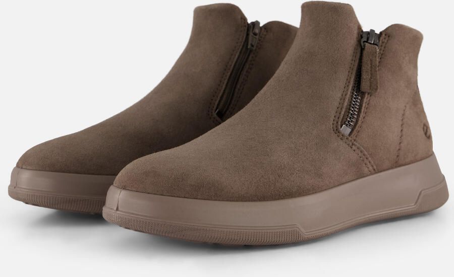 ECCO Move W Zip Enkellaarsjes taupe Suède - Foto 4