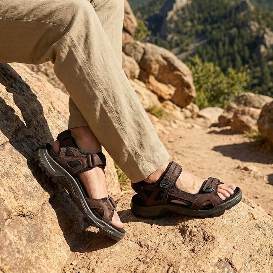 Ecco Outdoorsandalen OFFROAD zomerschoen klittenbandschoen outdoorschoen in trekkinglook