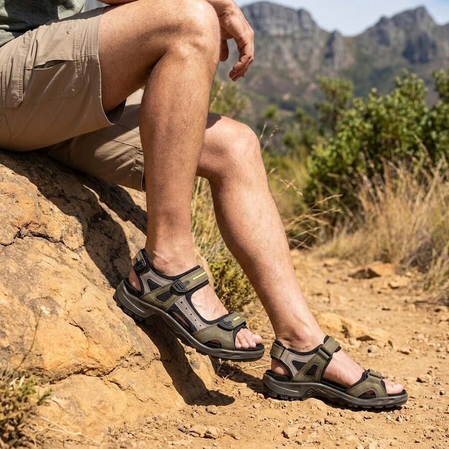 Ecco Sandalen OFFROAD zomerschoen klittenbandschoen outdoorschoen in trekkinglook
