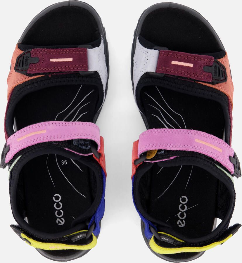 ECCO Offroad Sandalen zwart Textiel - Foto 2