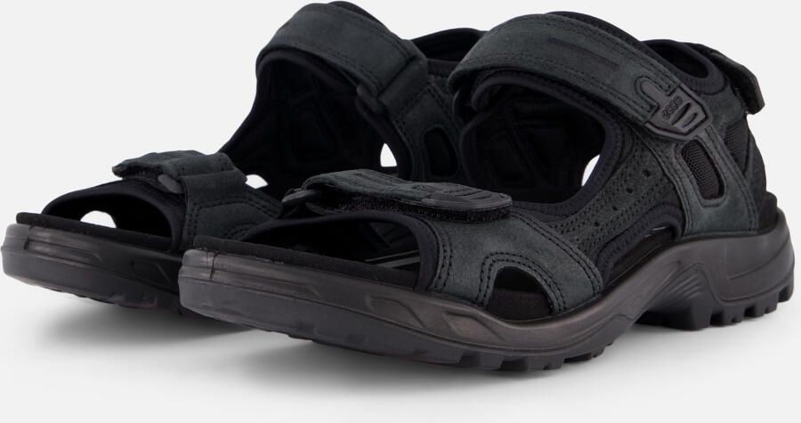 ECCO 069564 12001 Offroad Sandalen Zwart Leer en Textiel Heren Zwart - Foto 5
