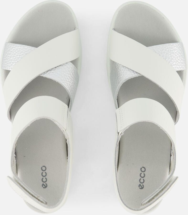 ECCO Samara Sandalen wit Leer - Foto 3