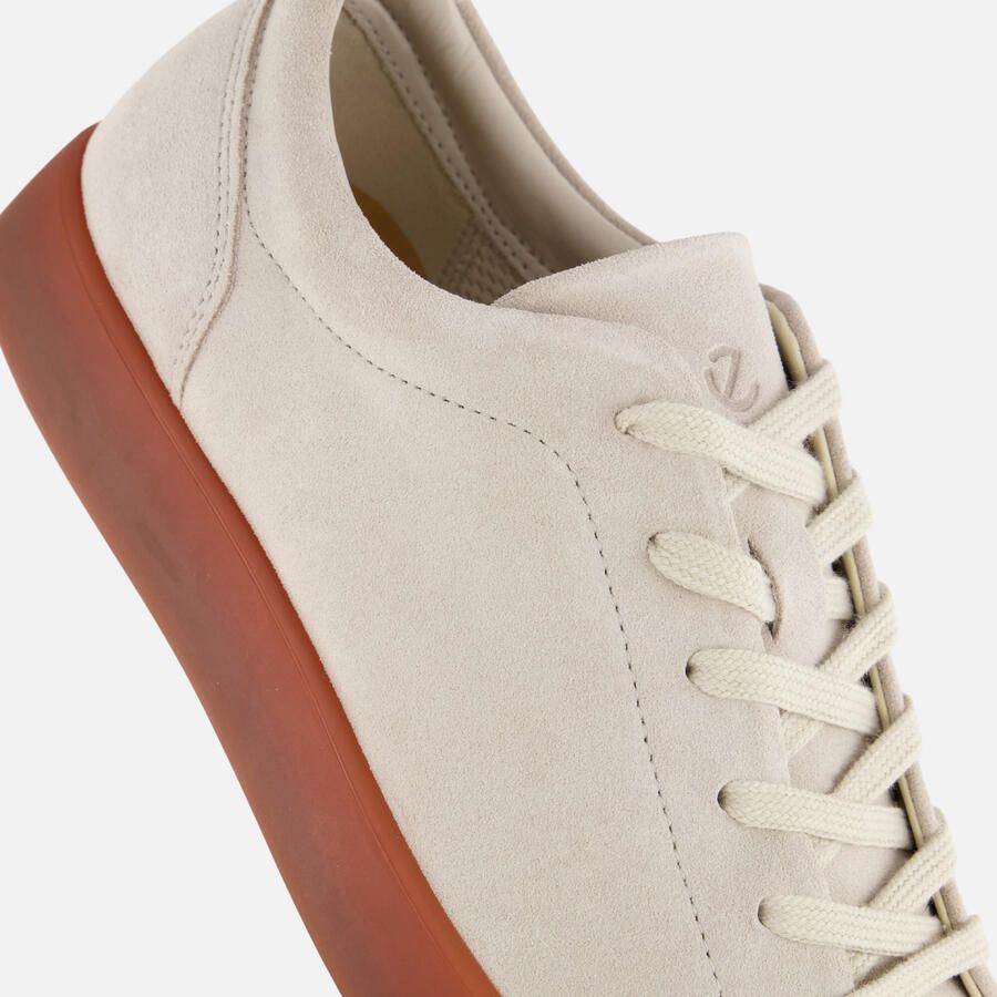 ECCO Soft 10 M Lace Sneakers beige Leer - Foto 2