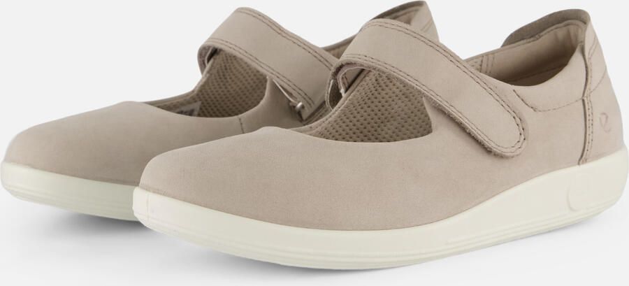 ECCO Soft 2.0 Mary-Jane beige Synthetisch Dames
