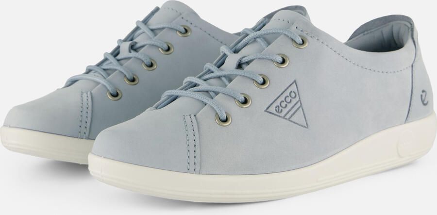 Ecco Veterschoenen Soft 2.0 vrijetijdsschoen lage schoen veterschoen met subtiele logo-opdruk