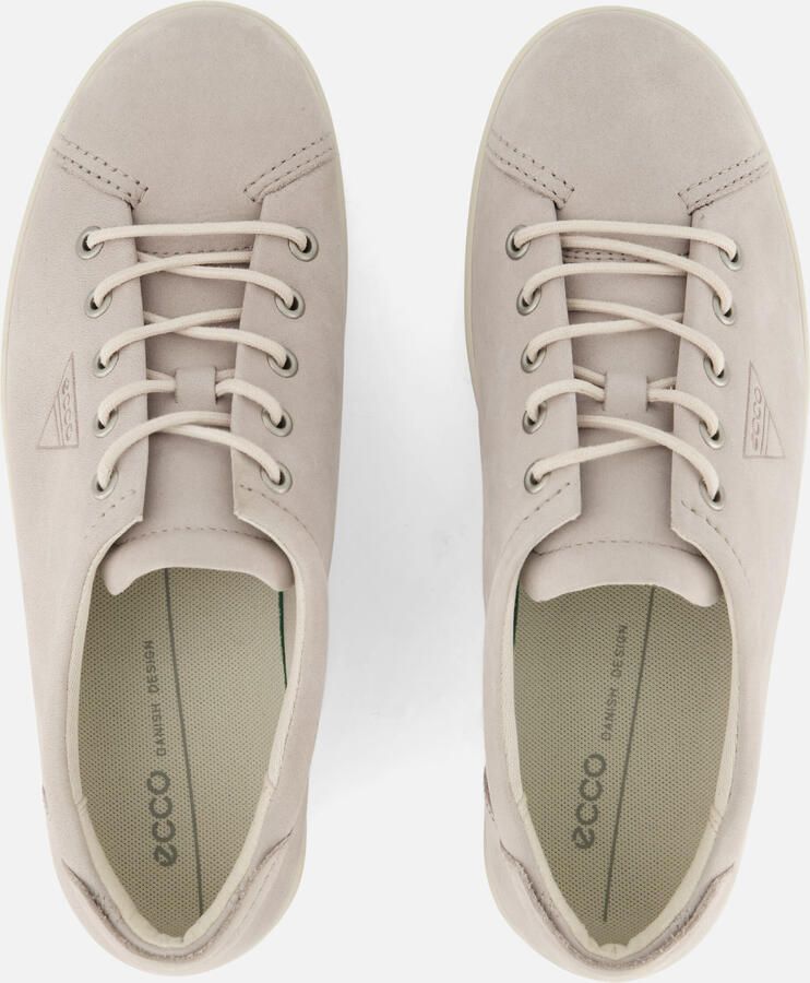 Ecco Veterschoenen Soft 2.0 vrijetijdsschoen lage schoen veterschoen met subtiele logo-opdruk - Foto 3
