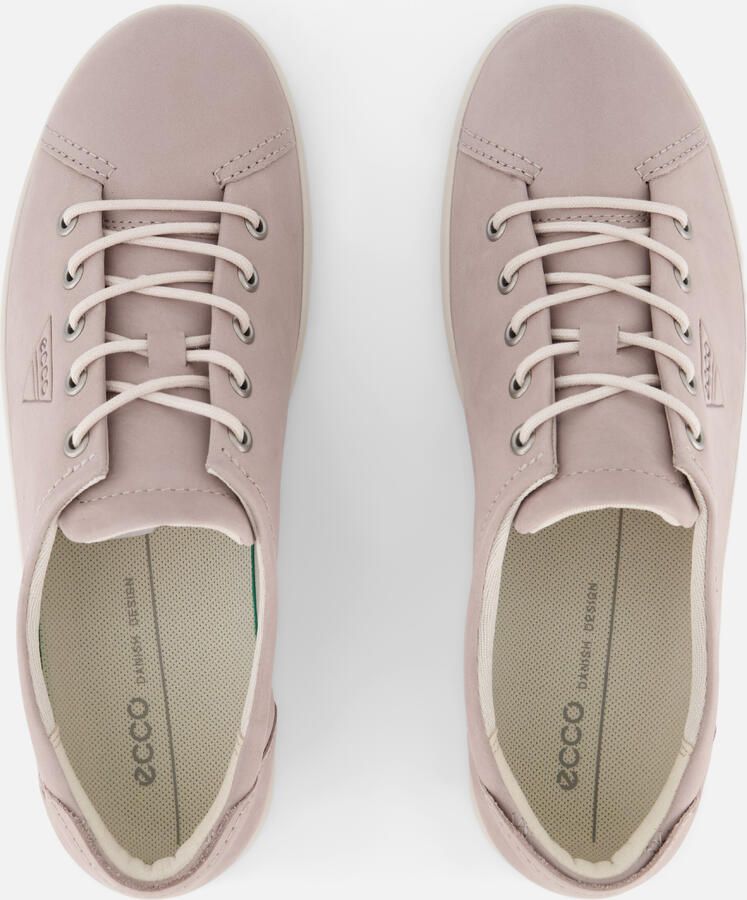 Ecco Veterschoenen Soft 2.0 vrijetijdsschoen lage schoen veterschoen met subtiele logo-opdruk - Foto 4