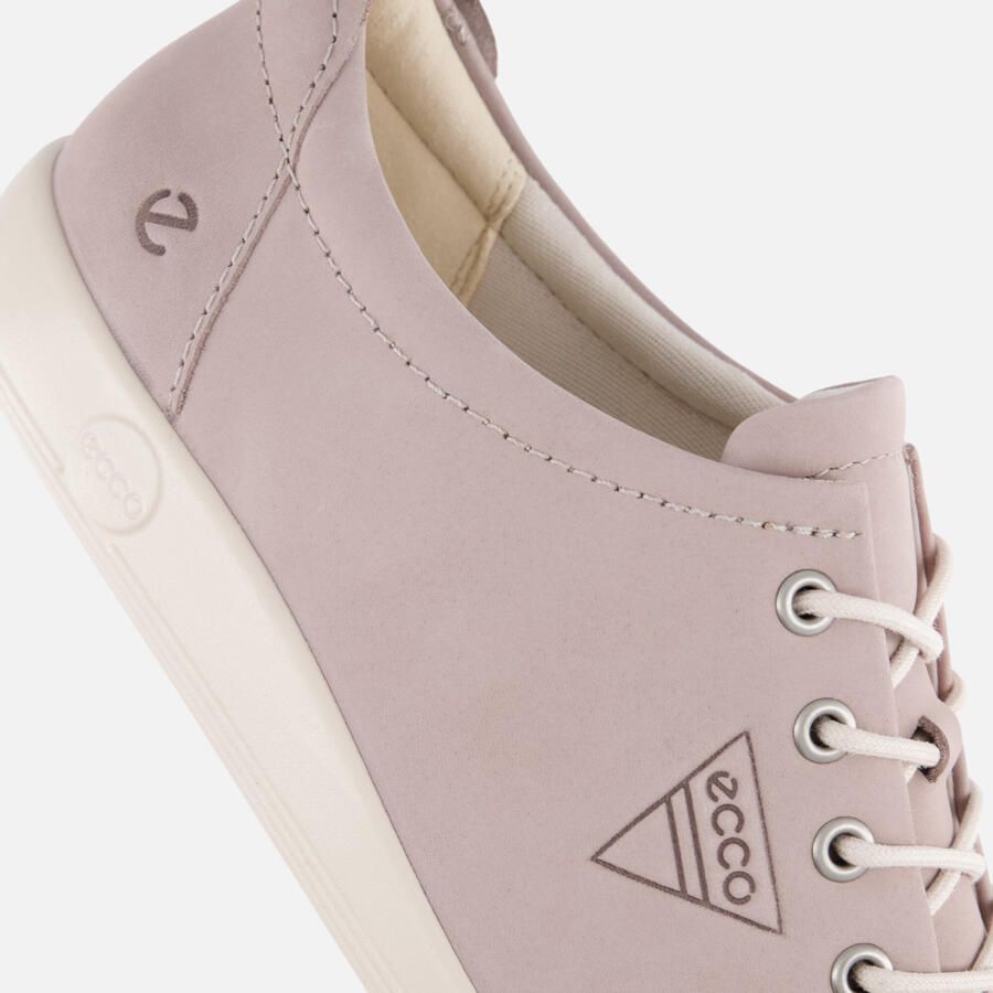 Ecco Veterschoenen Soft 2.0 vrijetijdsschoen lage schoen veterschoen met subtiele logo-opdruk - Foto 3