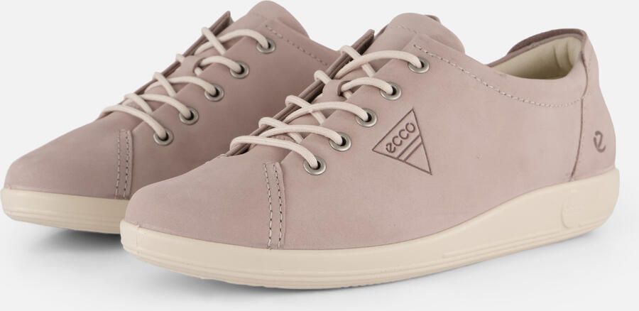 Ecco Veterschoenen Soft 2.0 vrijetijdsschoen lage schoen veterschoen met subtiele logo-opdruk - Foto 7