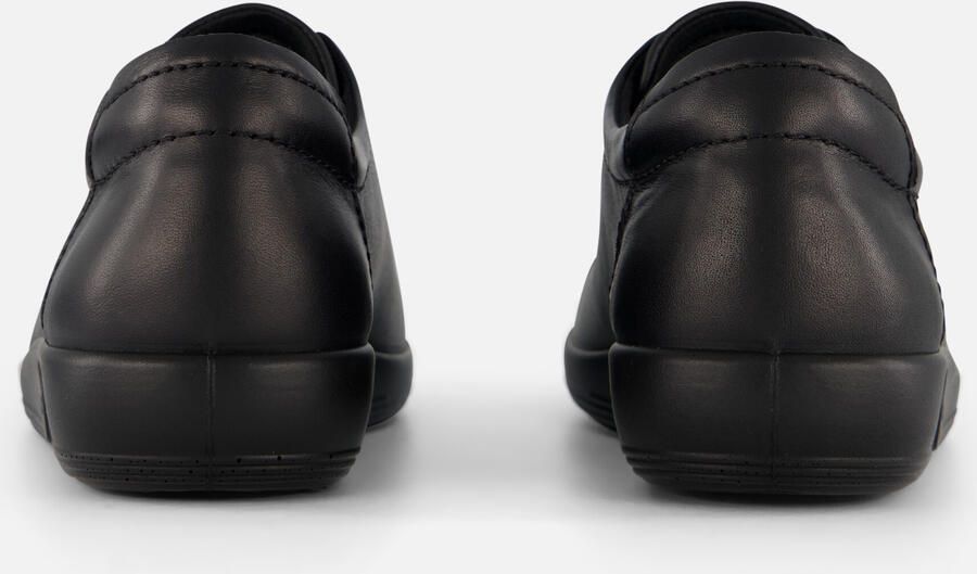 Ecco Veterschoenen Soft 2.0 vrijetijdsschoen lage schoen veterschoen met subtiele logo-opdruk - Foto 3