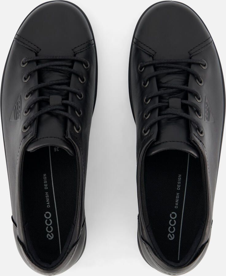 Ecco Veterschoenen Soft 2.0 vrijetijdsschoen lage schoen veterschoen met subtiele logo-opdruk