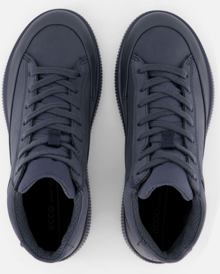 ECCO Soft Zero W Veterbooties blauw Nubuck - Foto 2