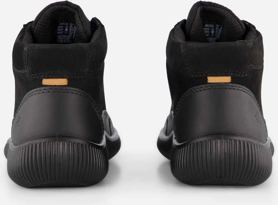 ECCO Soft Zero W Veterbooties zwart Nubuck - Foto 4