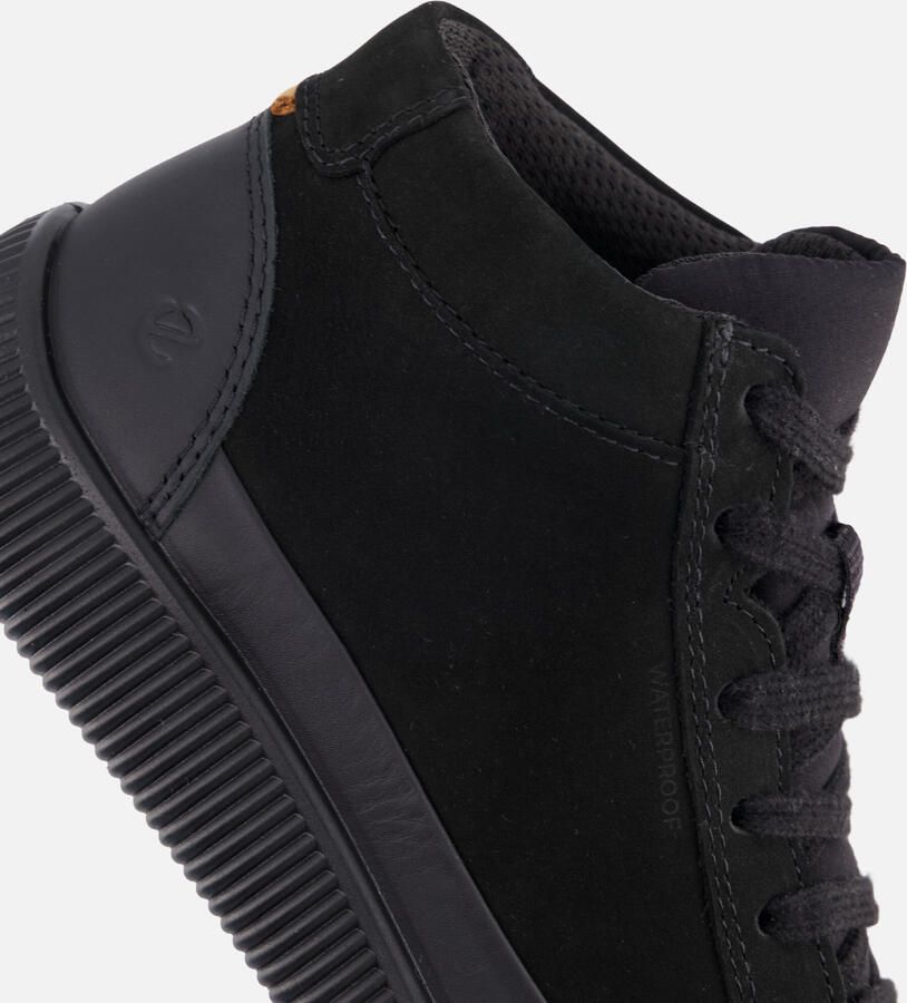 ECCO Soft Zero W Veterbooties zwart Nubuck - Foto 2