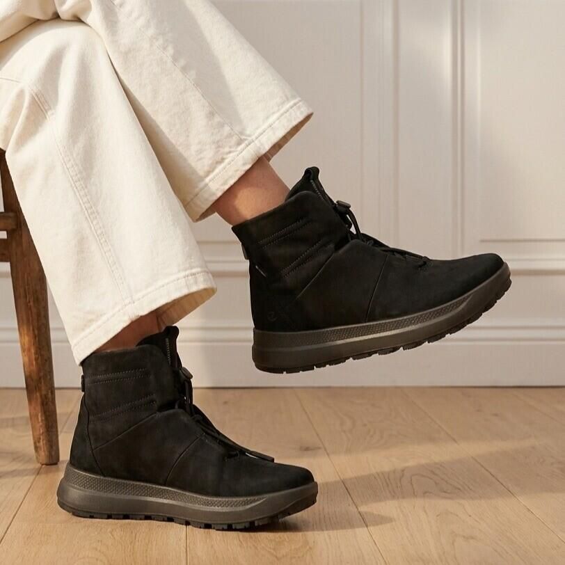 ECCO Women's Solice Mid GTX Winterschoenen zwart
