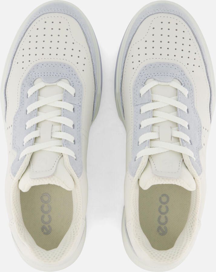 ECCO Street Court Sneakers wit Leer Dames - Foto 3