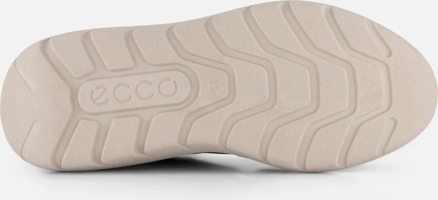 ECCO Valerie Side Zip Sneakers blauw Nubuck - Foto 5
