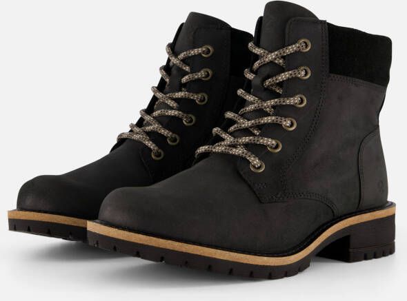 ECCO Elaina Veterboots zwart Leer