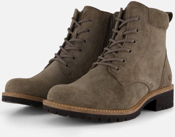 ECCO Elaine Veterboots bruin Suede