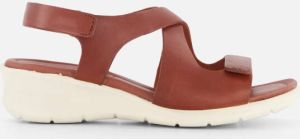 ECCO Felicia Sandalen cognac Leer