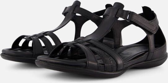 ECCO Flash Sandalen zwart Leer