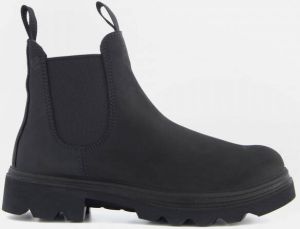 ECCO Women's Grainer Leather Cow Oil Nubuck Hoge schoenen grijs zwart