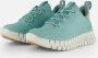ECCO Gruuv Sneakers blauw Leer Dames - Thumbnail 2