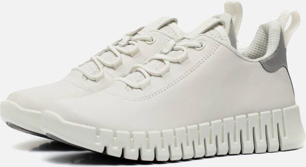 ECCO Gruuv W Sneakers wit Leer