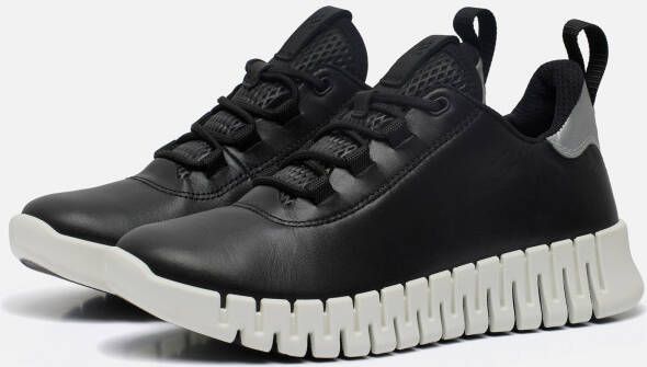 Ecco Slip-on sneakers GRUUV W Vrijetijdsschoen outdoorschoen rubberen loopzool met twee-weg flexibiliteit