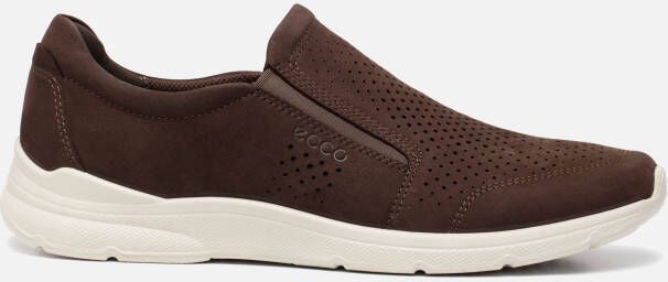 ECCO Irving Instappers Bruin Nubuck