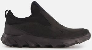 ECCO Mx M Sneakers zwart Nubuck