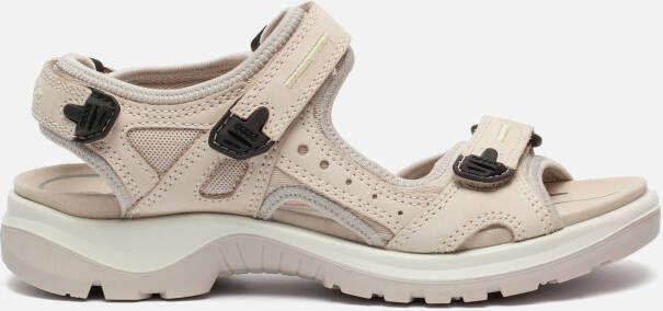 ECCO Offroad Sandalen Beige Leer