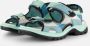 ECCO Offroad Sandalen blauw Nubuck Dames - Thumbnail 2